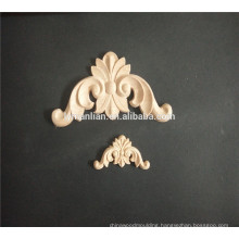 wood moulding engraved wooden applique for furniture  decorative furniture appliques